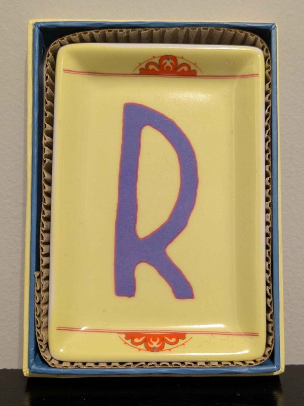Rosanna R initial trinket tray